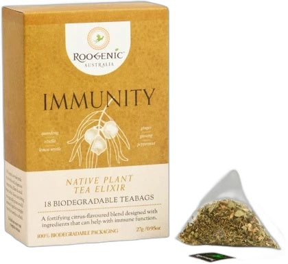 Roogenic Immunity Native Plant Tea Elixir Tea Bags 18-pack