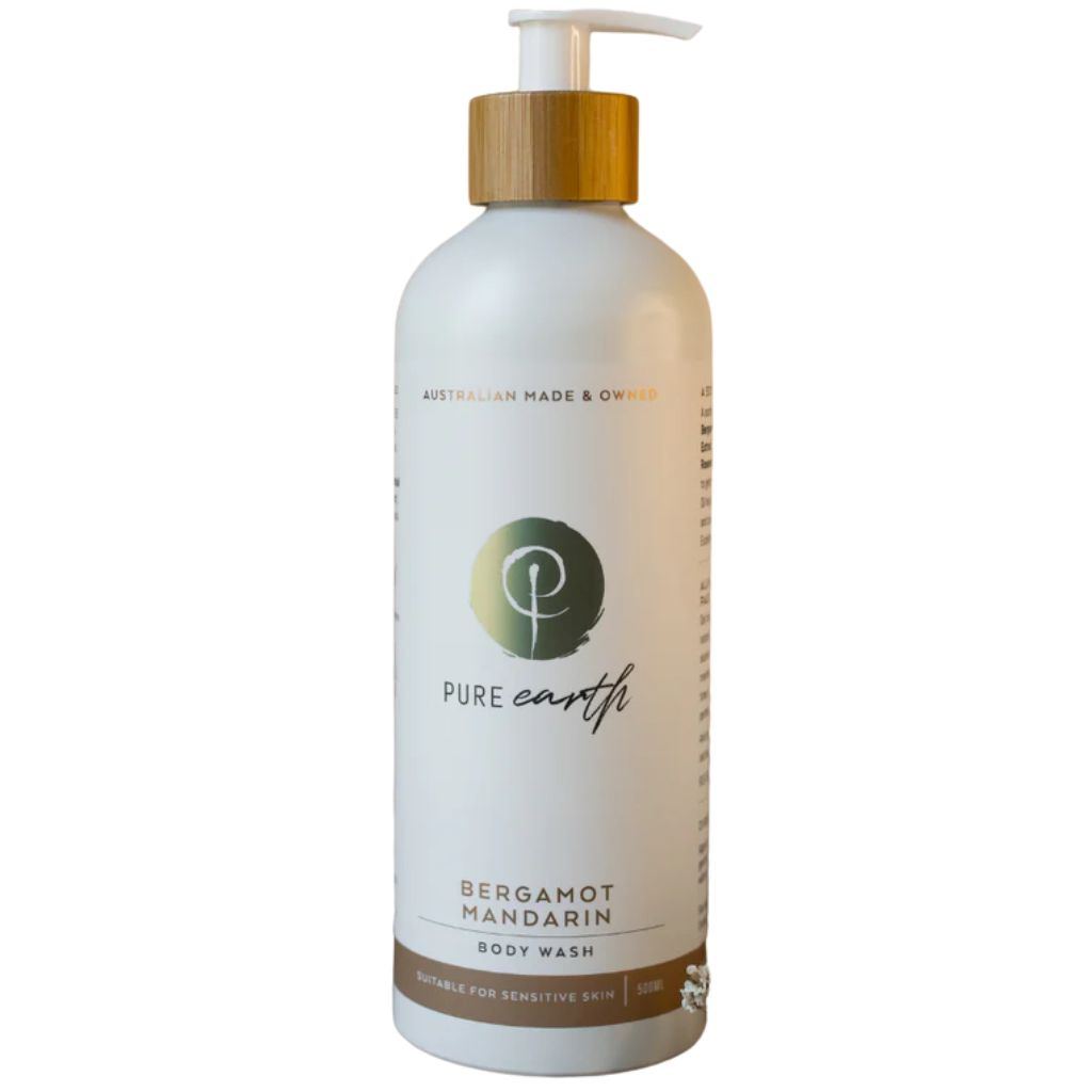Pure Earth Natural Body Wash Bergamot & Mandarin 500ml
