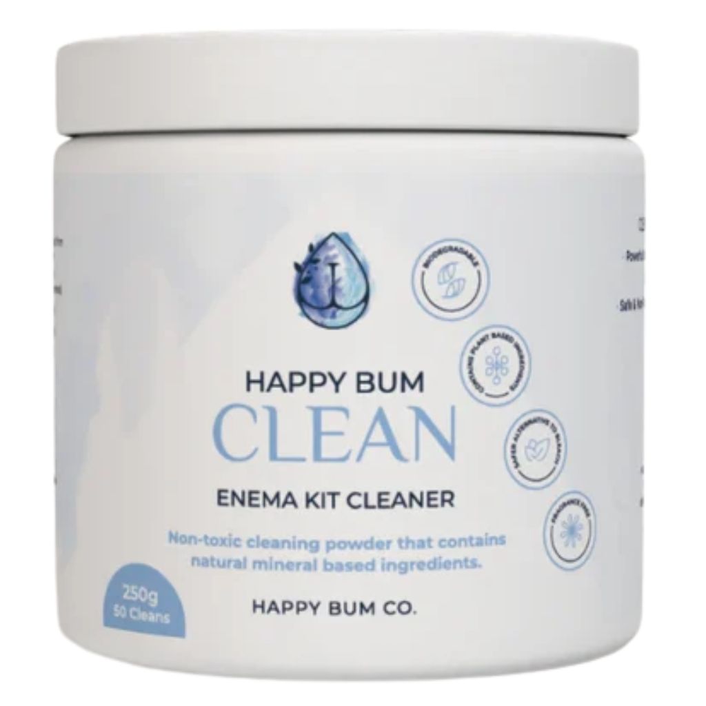 Happy Bum Enema Kit Cleaner 50 Cleans 250g