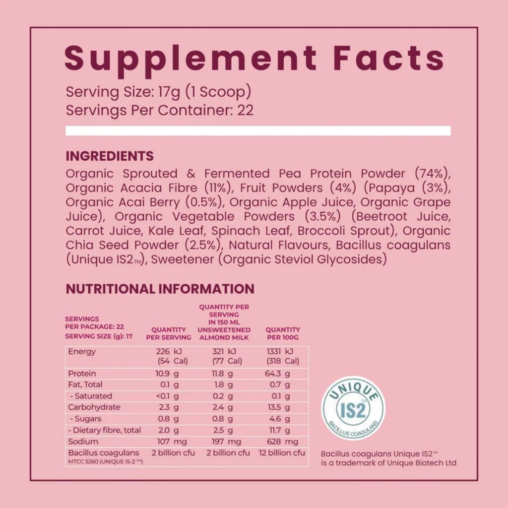 Happy Bum Gut Food Wild Berry Flavour 374g
