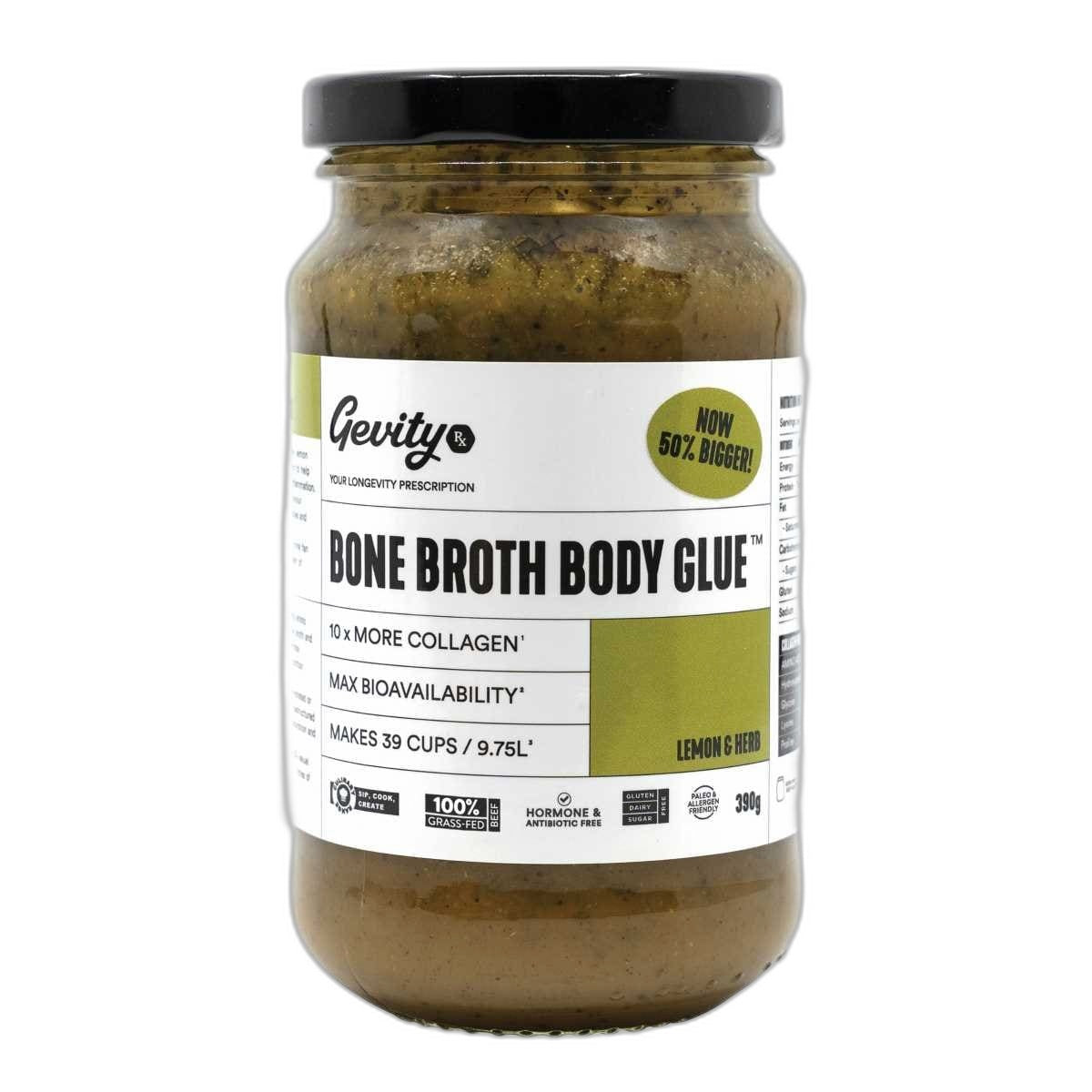 Gevity body glue chocolate bone broth - 390g 