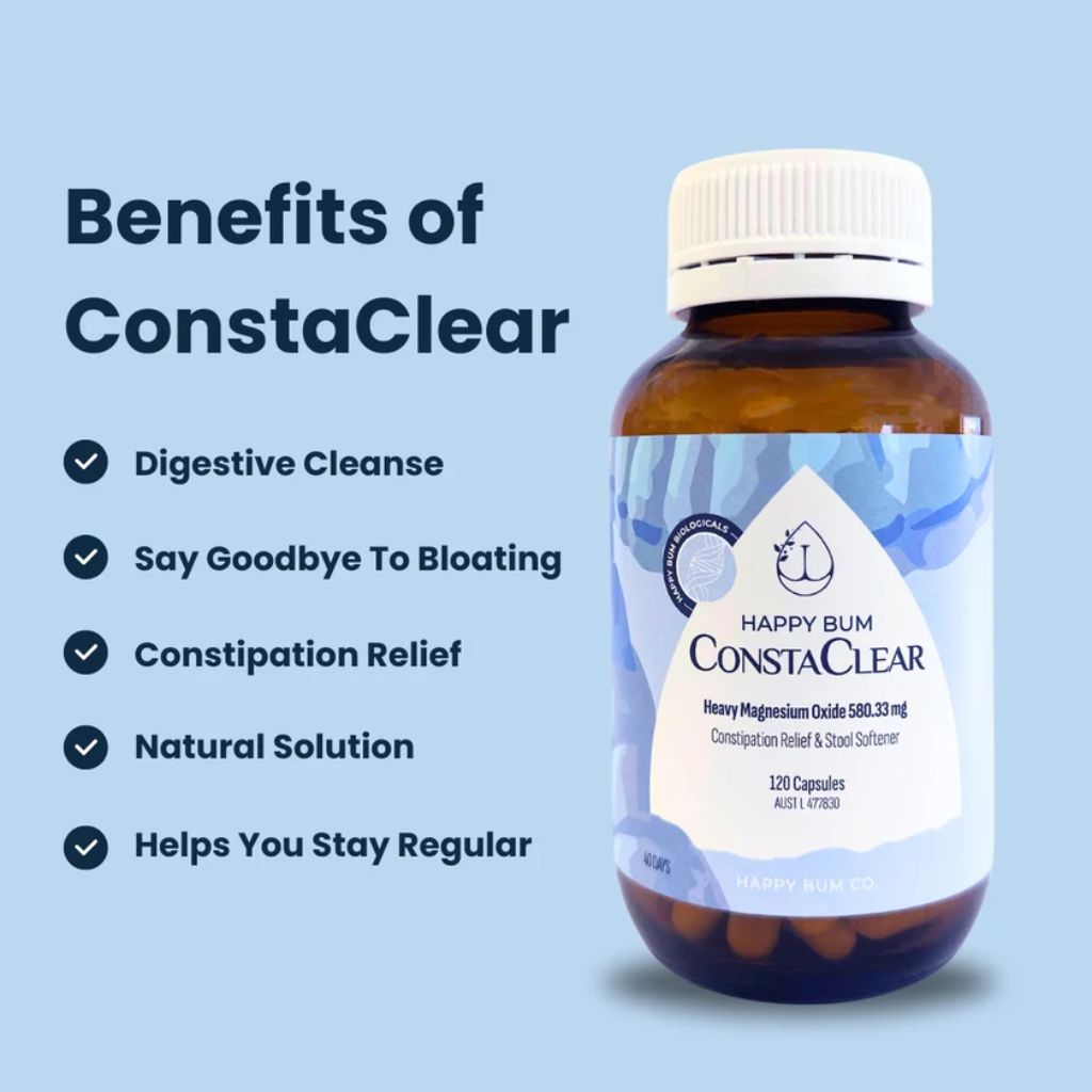 Happy Bum ConstaClear 120 Capsules 